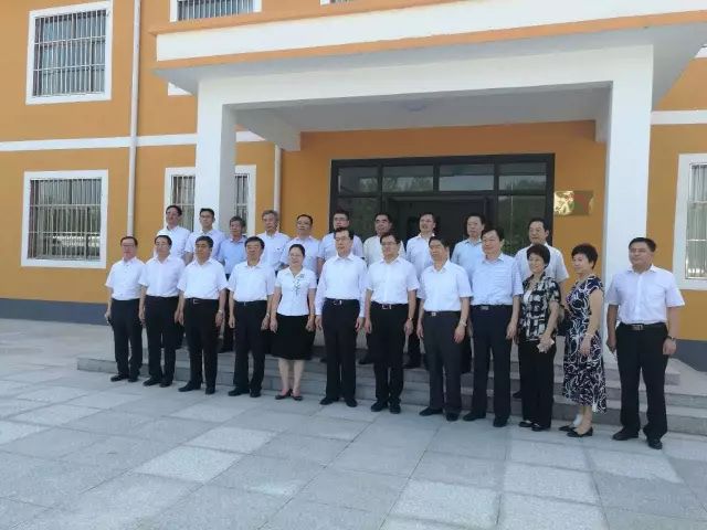 曹会长跟随省委常委、市委书记张江汀在菏泽考察扶贫协作工作