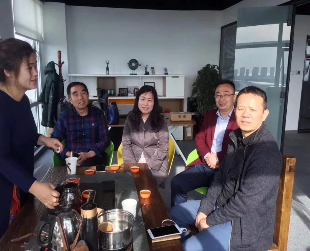 青岛单县商会企业走访之迅优网络 