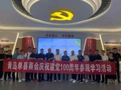 持续传承红色基因 青岛单县商会开展建党百年学习活动
